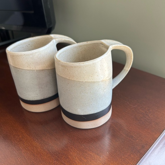 Handmade Ceramic Mugs - Neutral Two-Tone - Picture 2 of 6